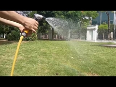 Metal Multi-Purpose Hose Nozzle Down Pressure Washing Gun With Front Trigger Control Valve