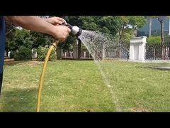 Metal 8-Pattern Garden Hose Nozzle With Rear-Trigger Control