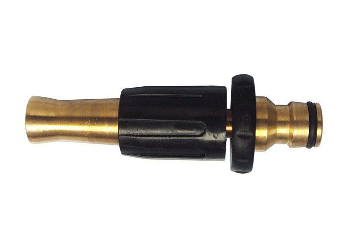 Rubber Cover Brass Adjustable Spray Nozzle With Click Quick Plug Connect For Hot Water