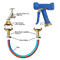 Industrial Rubber Hose Brass Blue Water Gun With 1/2" FIP Thread Inlet