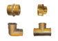 Forging Brass IPS Thread Pipe Fitting Working Pressure Max 20 Bar Elbow Tee