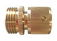 Male Click Quick Connect Hose Coupling , Brass Quick Release Garden Hose Connector