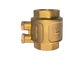 Forging Brass MS58 European IN-Line Check Valve with Waste Rough Brass Surface