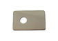 168 x 107mm Stainless Steel Faceplate OEM Polished Surface for Sanitary