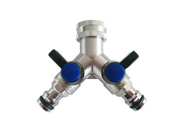 Brass Y Type Three Way Ball Valve Tap with Easy Connects Female Inlet