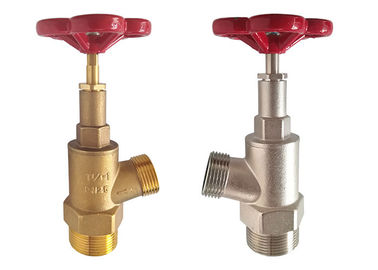 Hydraulic Brass Angle Valve Male Thread For Fire Reel Nozzle Set