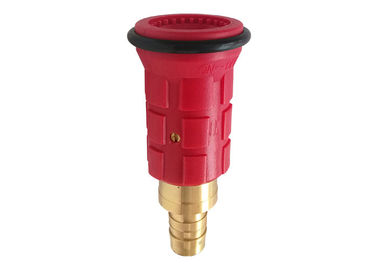 Adjustable Fire Hose Reel Nozzle , Brass Jet Nozzle for Fire Fighting , Nylon House
