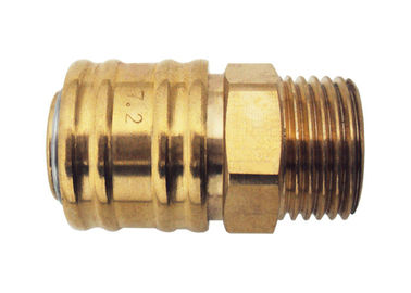 Industrial Quick Release Air Pressure Quick Coupler , Air Line Quick Release Couplings Male Thread