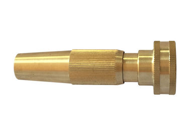 Adjustable Brass Spray Nozzle , Heavy Duty Brass Hose Nozzle General Purpose