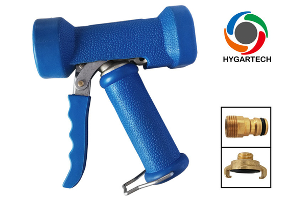 quality Industrial Brass Blue Water Gun With Rubber House 1/2
